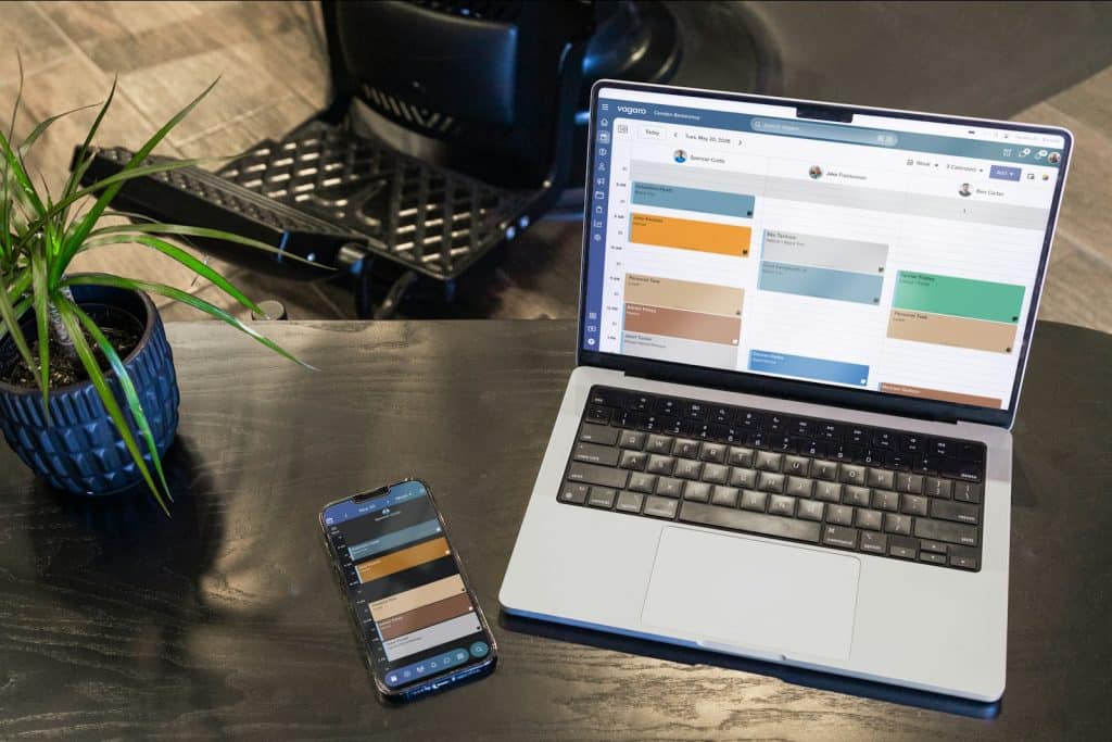 Page de validation d'un paiement en ligne sur ordinateur portable